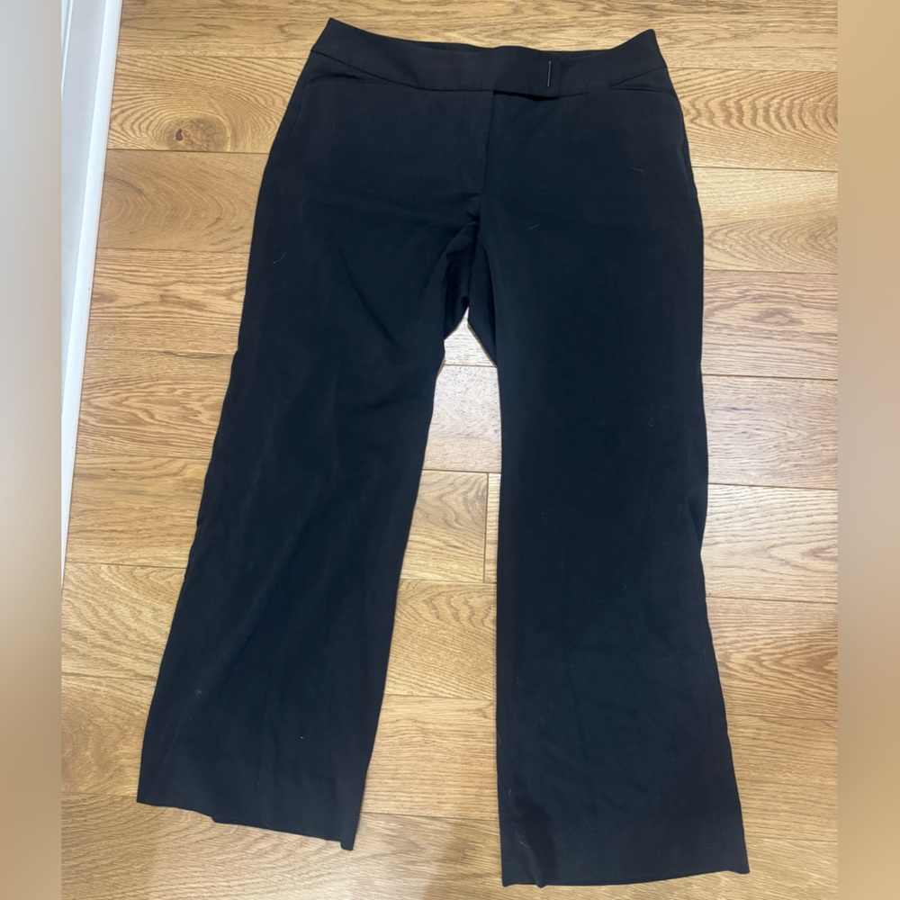 White House Black Market Black Wide-Leg Pants- dress pants- women’s 12
